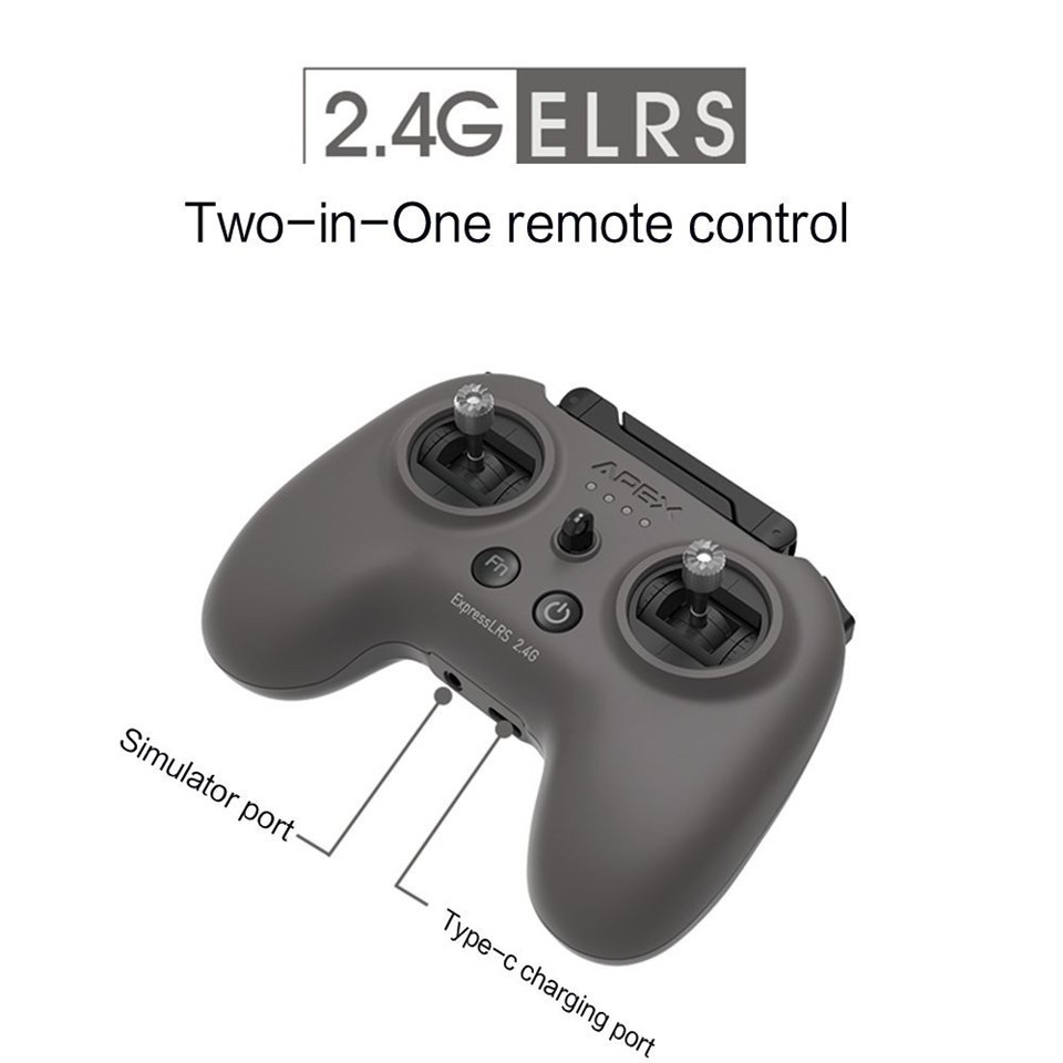 RC Radio Transmitter Elrs 2.4G Supports FPV Simulators best